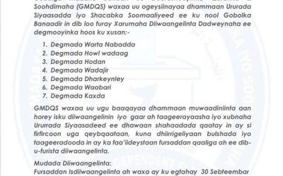 Ogeysis Dib ufurista Diiwaangelinta